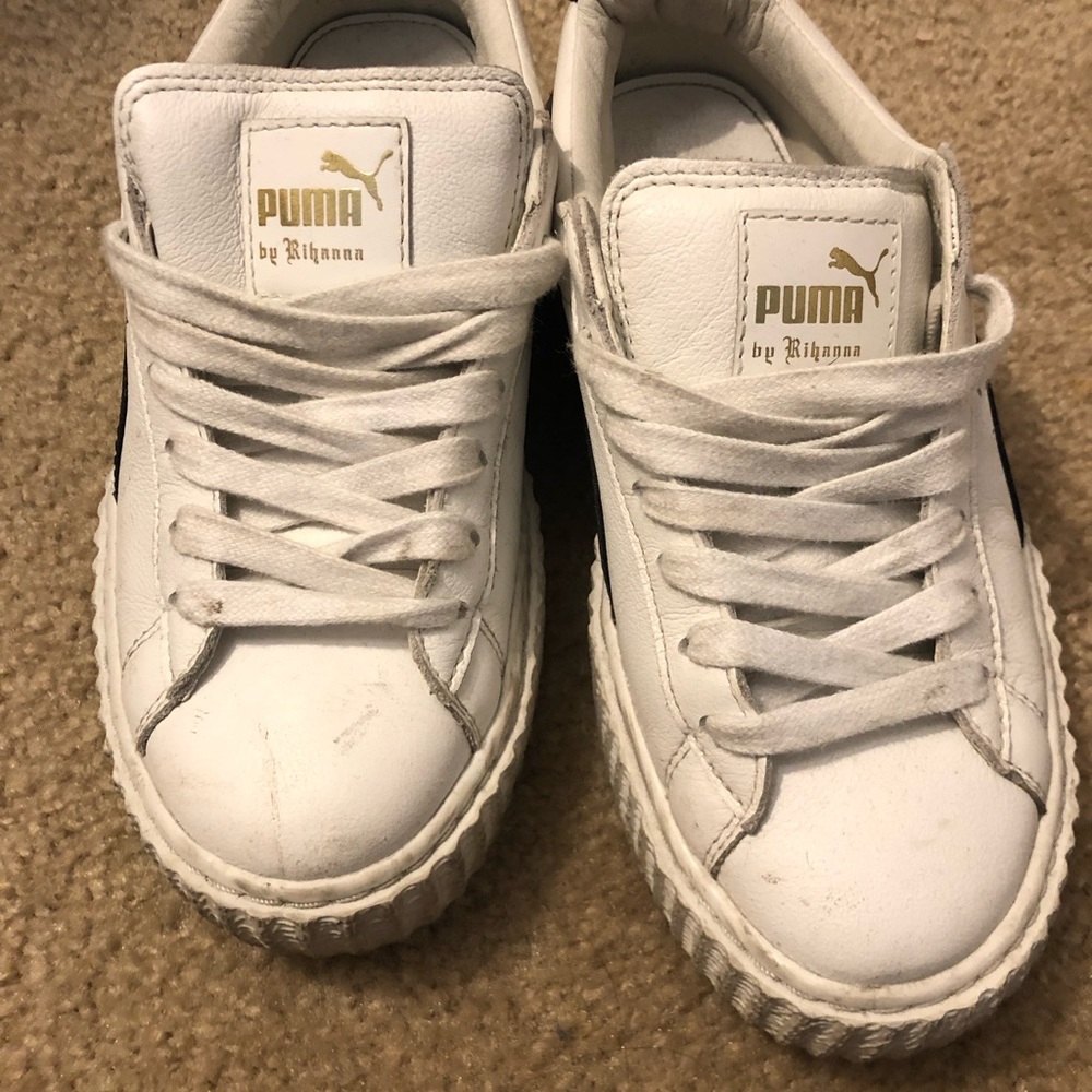 Fenty Puma Black and White Sneakers